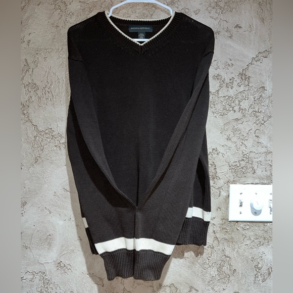 Banana Republic V-neck Knitted Men Sweater Sz(L) - Picture 3 of 4